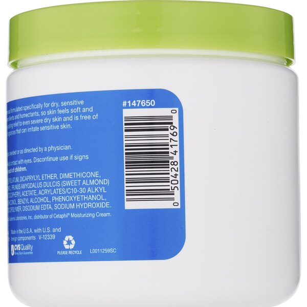 CVS Health - Crema hidratante para piel seca y sensible, 16 oz