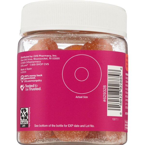CVS Health Collagen Peach Rings, 30 CT