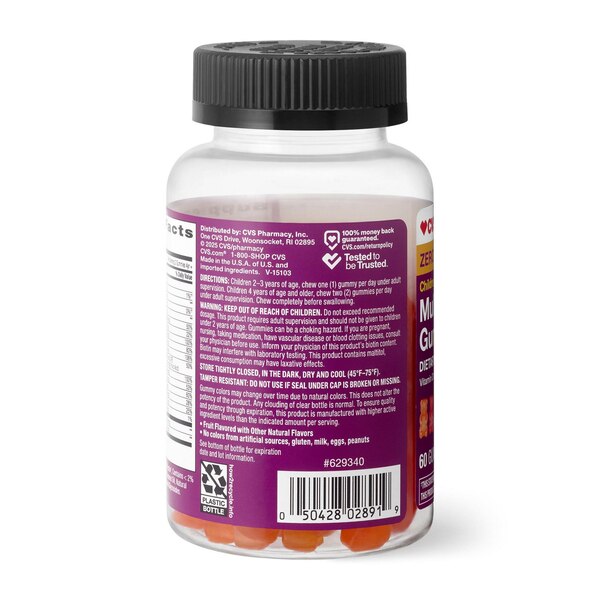 CVS Health Zero Sugar Children's Multi-Vitamin Gummies, 60 CT