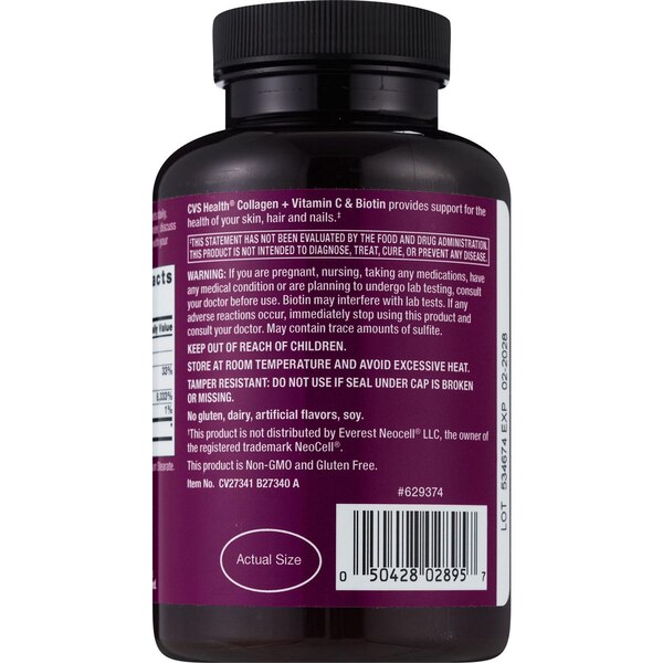 CVS Health Super Collagen + Vitamin C & Biotin Tablets, 180 CT