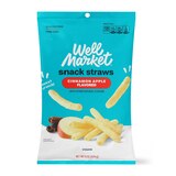 Well Market Apple Cinnamon Flavored Snack Straws, 6 oz, thumbnail image