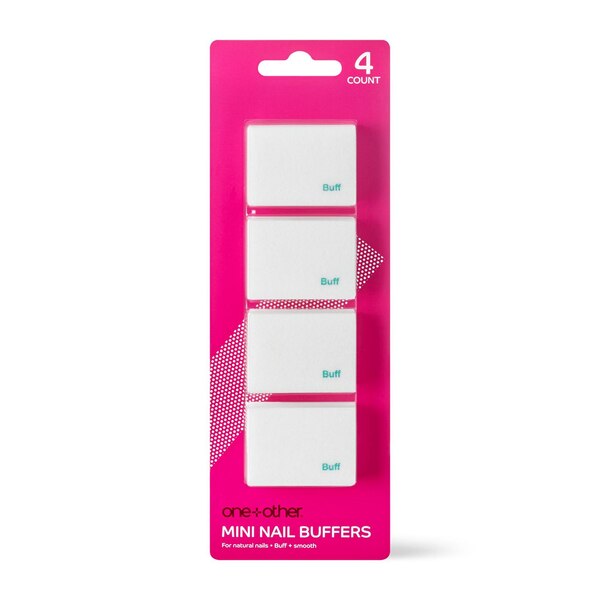 one+other Mini Nail Buffers 4ct