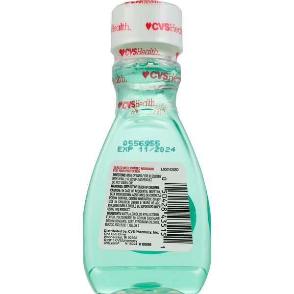 CVS Health Refreshing Mouthwash, Mint, 3 OZ