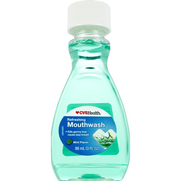 CVS Health Refreshing Mouthwash, Mint, 3 OZ