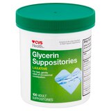 CVS Health Glycerin Suppositories Adult Size, thumbnail image