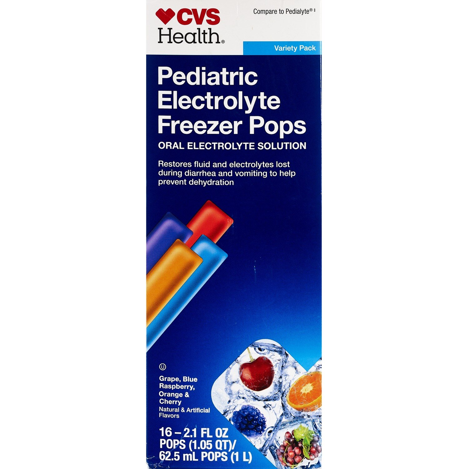 CVS Health - Helados pediátricos con electrolitos, surtidos