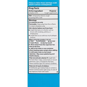 CVS Health Vapor Steam Cough Suppressant, Soothing Menthol, 8 OZ