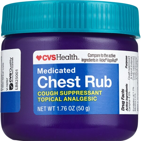 CVS Health Medicated Chest Rub Cough Suppressant