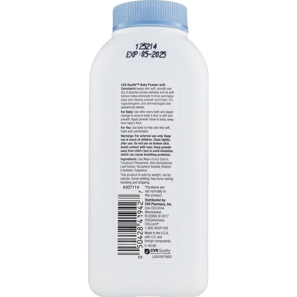 CVS Health Baby Powder With Aloe Vera & Vitamin E