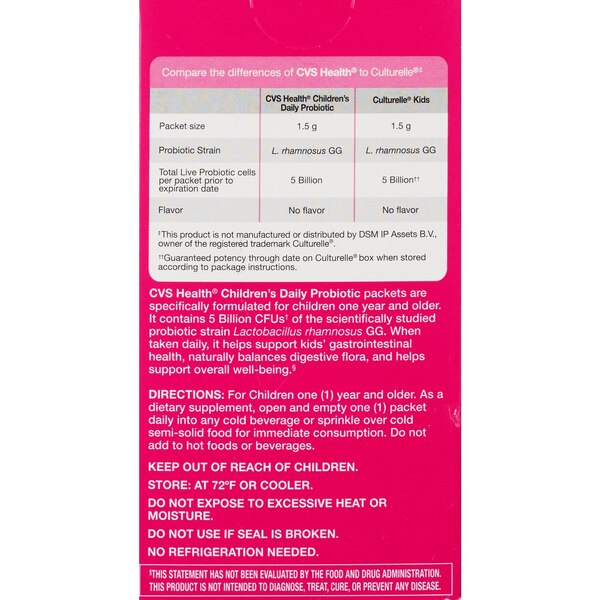 Cvs Health Kids Daily Probiotic Packets