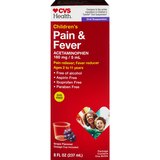 CVS Childrens Pain & Fever Liquid Dye Free Grape, thumbnail image 1 of 6