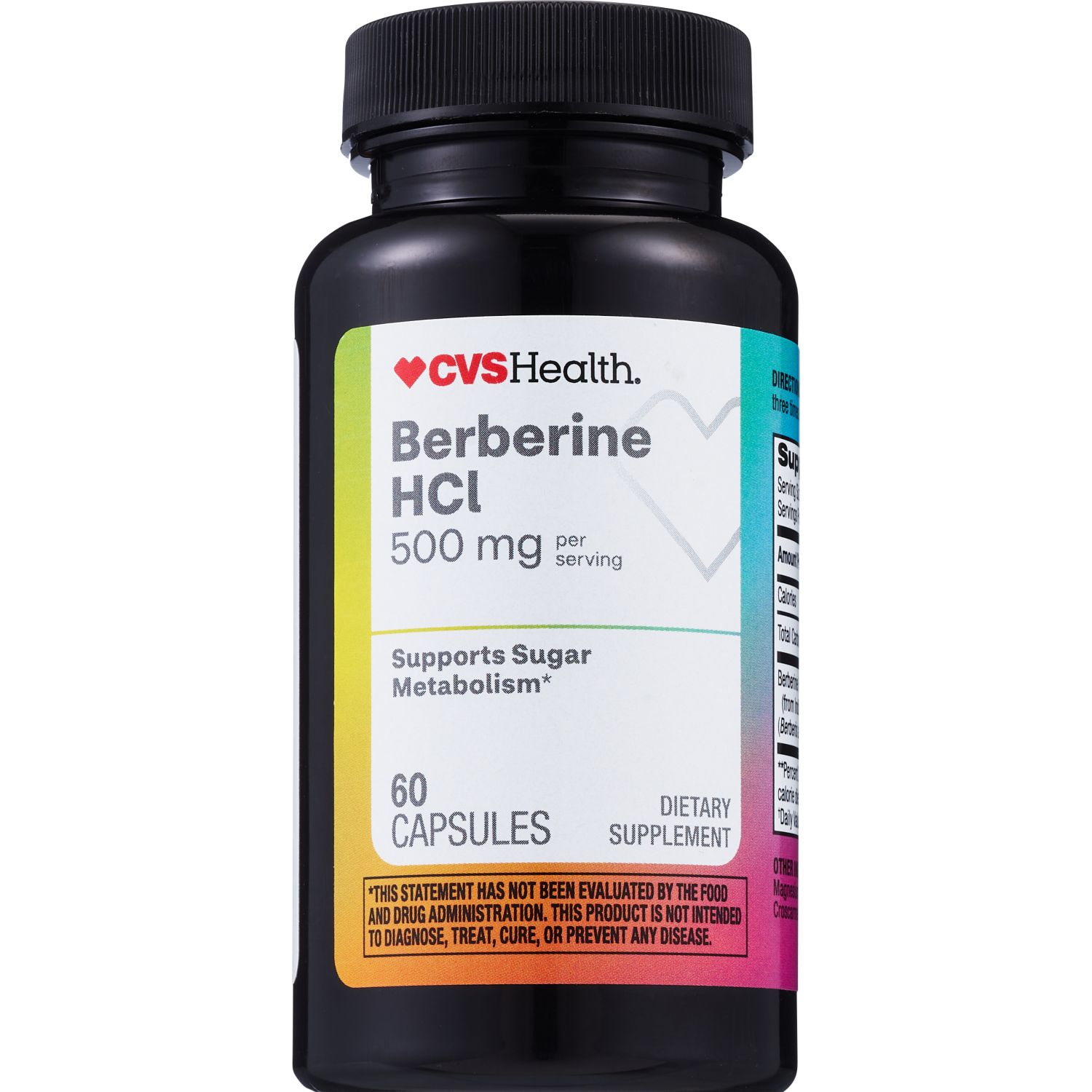 CVS Health Berberine 500MG, 60 CT