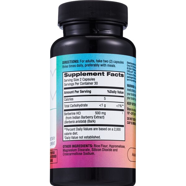 CVS Health Berberine 500MG, 60 CT