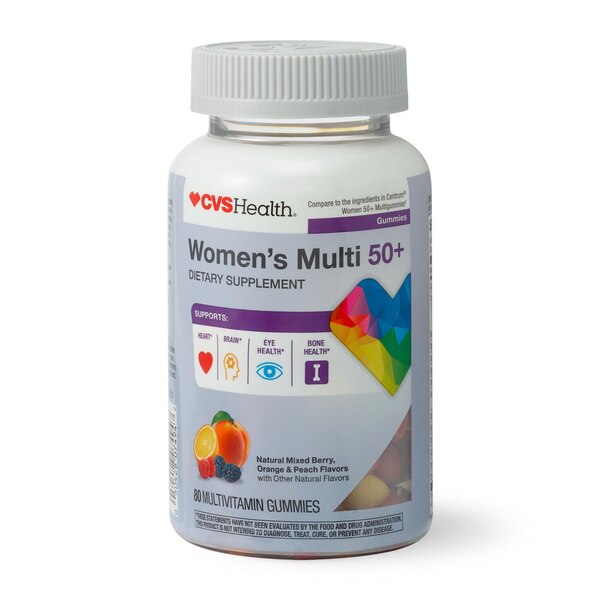 CVS Health Women's 50 + Multivitamin Gummies, 80 CT