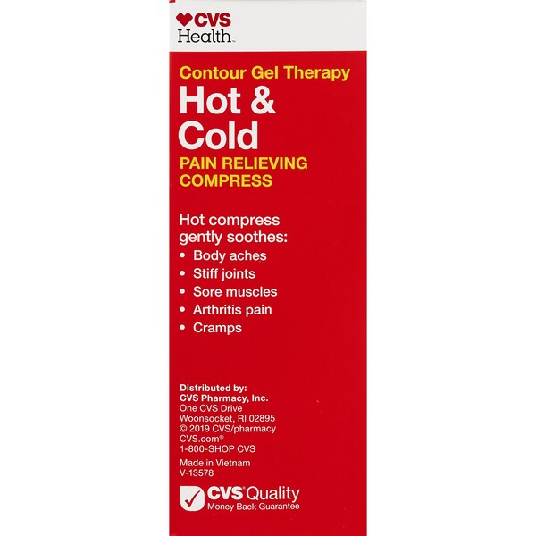 CVS Health Contour Gel Therapy Hot & Cold Pain Relieving Compress