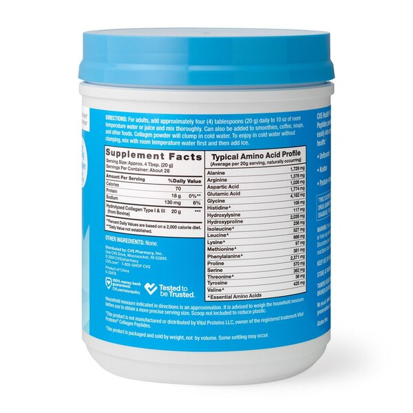 CVS Collagen Peptides Powder