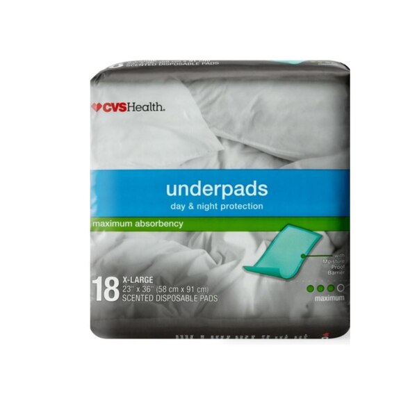 CVS Health Underpads, 18 CT