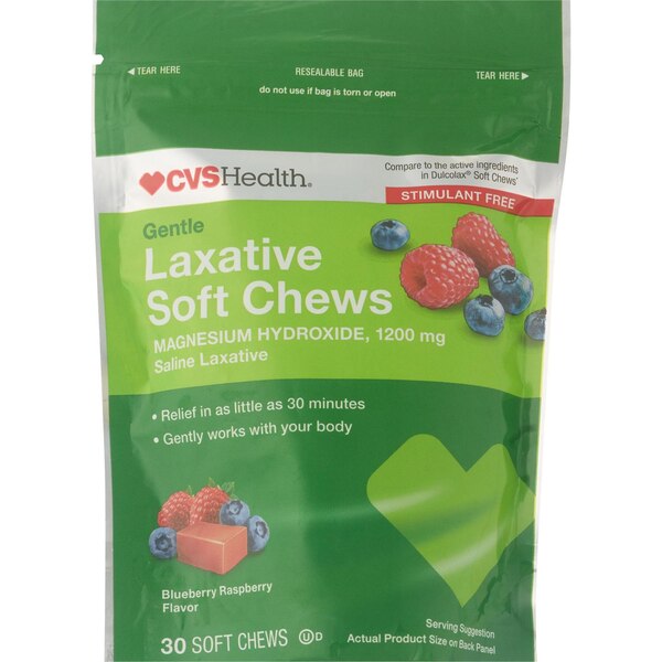CVS Health Gentle Laxative Soft Chew, 30 CT