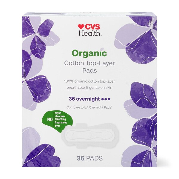 CVS Health Ultra Thin Overnight Pad, 36 CT