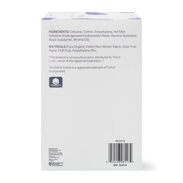 CVS Health Ultra Thin Overnight Pad, 36 CT
