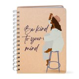 Caliber Artist Series "Be Kind To Your Mind" Hard Cover Journal, 200 Pages, 6 x 8 in, thumbnail image