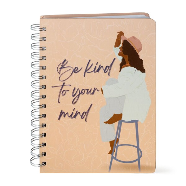 Caliber Artist Series "Be Kind To Your Mind" Hard Cover Journal, 200 Pages, 6 x 8 in