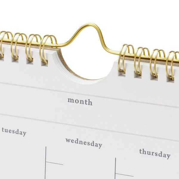 Caliber Undated Calendar, 18 Months with Sticker Sheets, 12 x 12 in