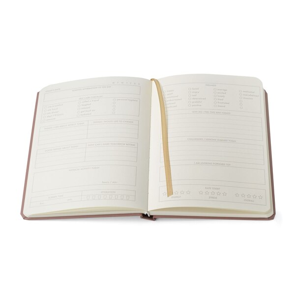 Caliber Wellness Self Care Guided Journal, Assorted, 192 Pages, 6 x 8 in