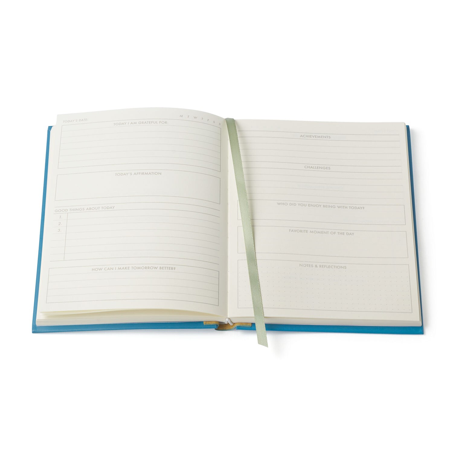 Caliber Wellness Hardcover Gratitude Journal with Pen Loop