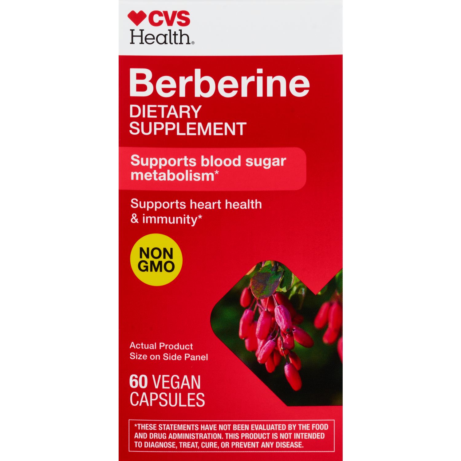 CVS Health Berberine, 60 CT