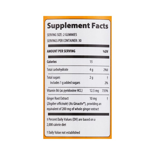 CVS Health Ginger & Vitamin B6 Gummies, 60 CT