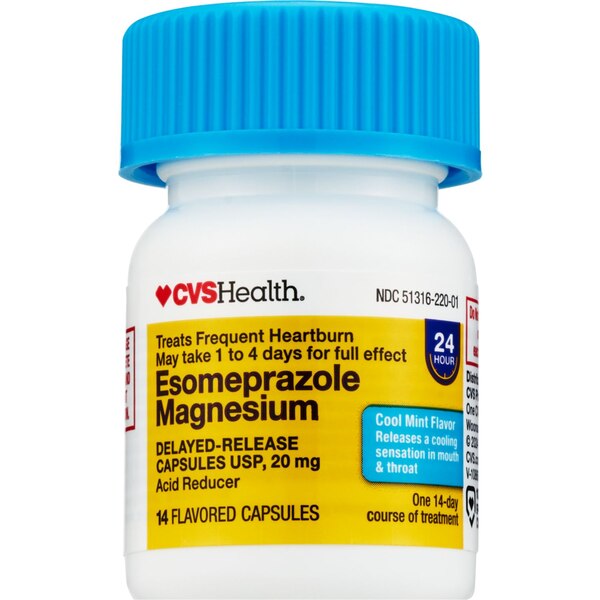 CVS Health Esomeprazole 20 MG Mint Capsules 3x14's