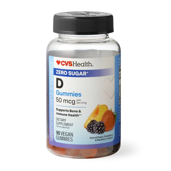 CVS Health Sugar Free Vitamin D Gummy, 90 CT