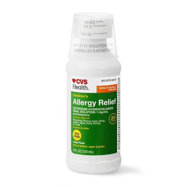 CVS Allergy Childrens CET SF 4 OZ