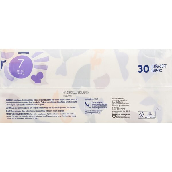 Live Better Diapers Ultra Soft Plant-Based Back Cover Size 7, 30 CT