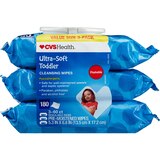 CVS HEALTH ULTRA SOFT TODDLER CLEANSING WIPE 3-PK, thumbnail image