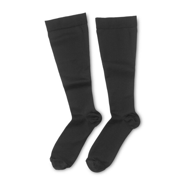 CVS Health Firm Compression Socks, S/M, Black