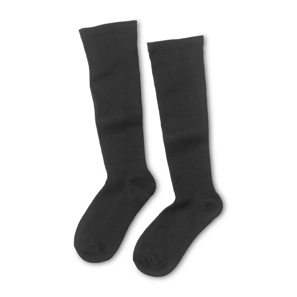 CVS Health Copper-Treated Light Compression Socks, S/M, Black
