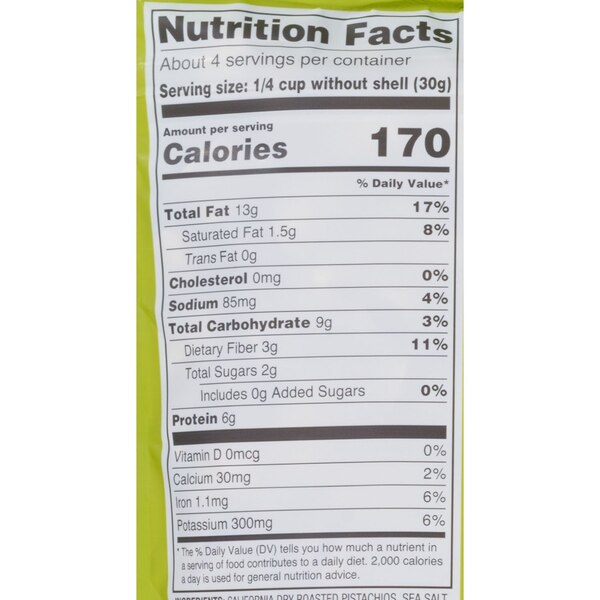 Well Market In Shell Pistachios Roasted Lightly Salted, 8 oz