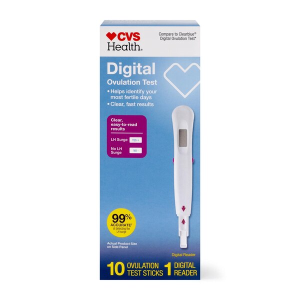 CVS Health At Home Digital Ovulation Test, 10 CT
