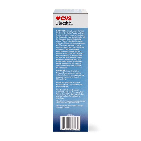 CVS Health At Home Digital Ovulation Test, 10 CT