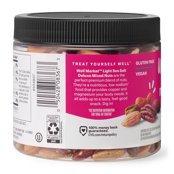 Well Market, Lightly Salted Deluxe Mixed Nuts, 8 oz