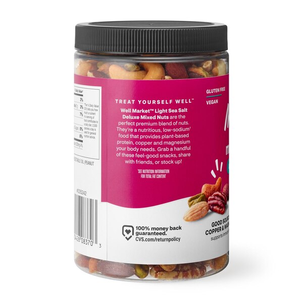 Well Market Lightly Salted Deluxe Mixed Nuts, 16 oz