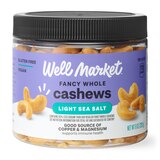 Well Market Lightly Salted Whole Cashews, 8 oz, thumbnail image