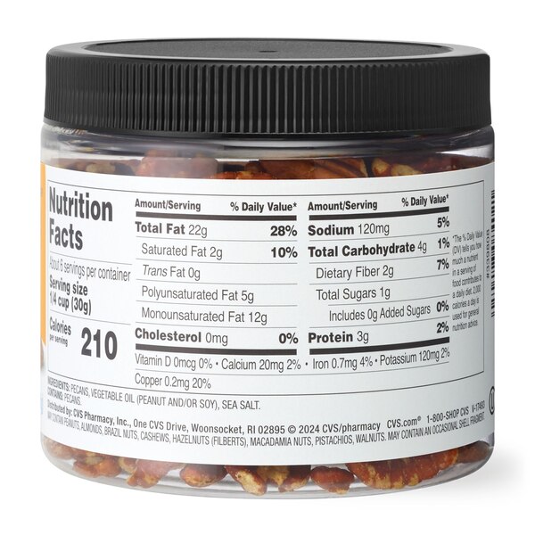 Well Market, Roasted Pecans, 6 oz