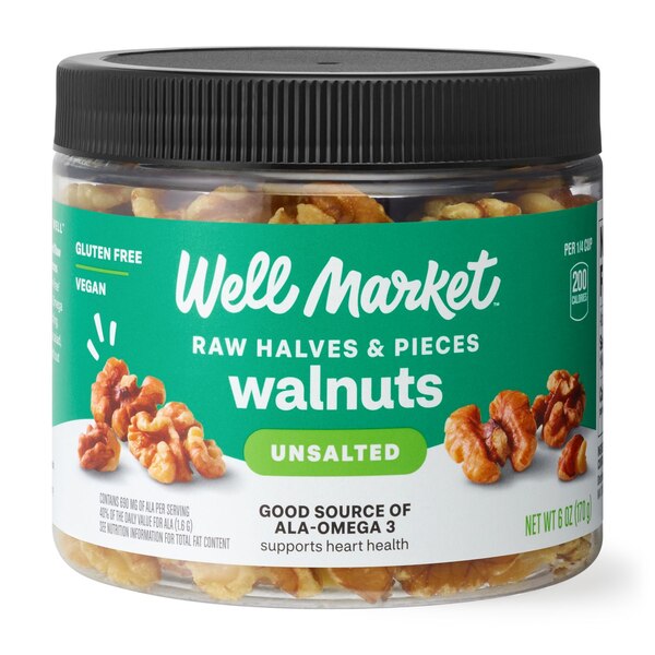 Well Market, Walnut Halves & Pieces, 8 Oz