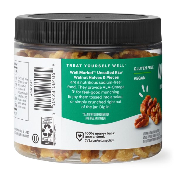 Well Market, Walnut Halves & Pieces, 8 Oz