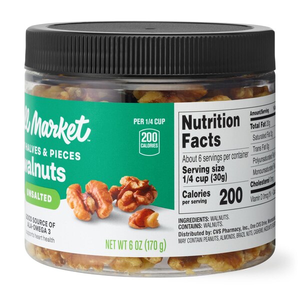 Well Market, Walnut Halves & Pieces, 8 Oz