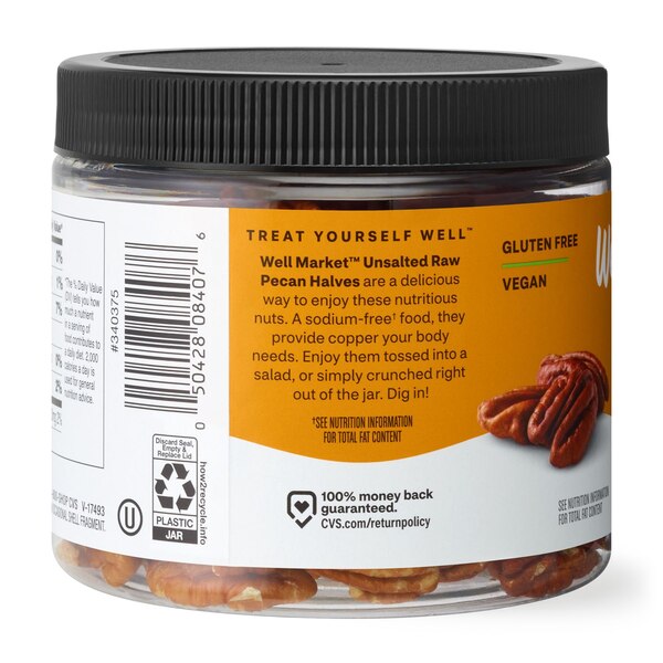 Well Market, Pecan Halves, 8 oz