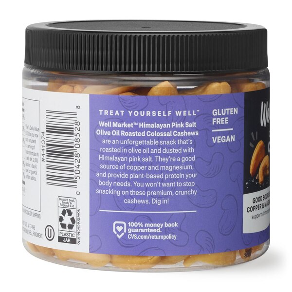 Well Market Premium Colossal Cashews, 8 oz